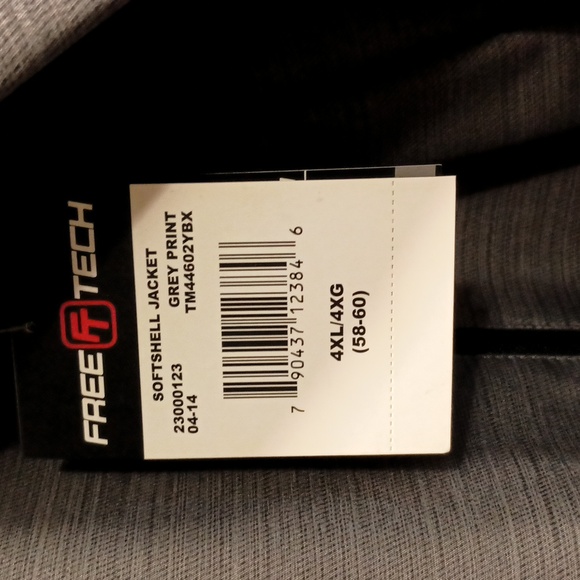 Free Tech men's jacket size 4xl - Picture 2 of 5